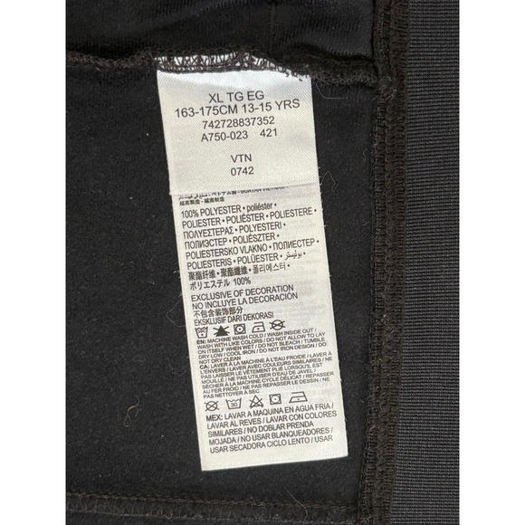 Nike Air Jordan Jacket Boys Size XL Black Red Full Zip Long Sleeves - Picture 8 of 16